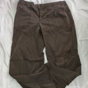 Gloria Vanderbilt Women’s  Dark Brown Cargo Pants